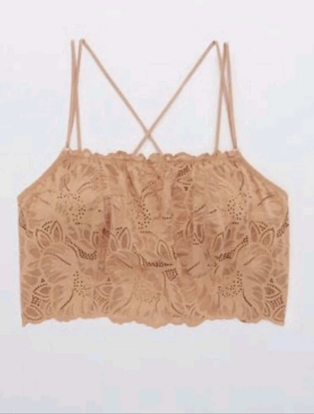 AERIE🌻Holiday Best Lace Longline Bralette SIZE M